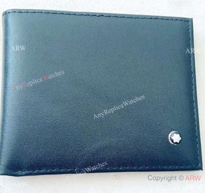 Low Price Copy Mont blanc Wallet Black Leather Money Holder 32-009